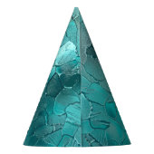 アクアティール（緑がかった色）ターコイズグラム パーティーハット (裏面)