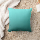 アクアティール(緑がかった色)ディップモダントレンディーデコール クッション (ブランケット)