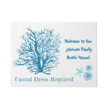 アクアティール（緑がかった色）ブルーサンドドル、サンゴ、ヒトデ