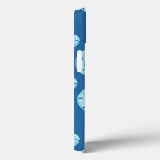 アクアティール(緑がかった色)ブルー砂ドル水カラー名前をカスタムする Case-Mate iPhoneケース (裏面 / 右)