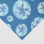 アクアティール（緑がかった色）ブルー砂ドル水色 薄葉紙 (詳細)