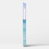 アクアティール(緑がかった色)ラベンダー海波熱帯ビーチ Case-Mate iPhoneケース (裏面 / 左)