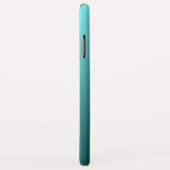 アクアティール(緑がかった色)勾配 Case-Mate iPhoneケース (裏面/右)