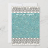 アクアテクスチャサンキューカード セーブザデート (裏面)