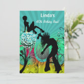 アクアディスコレトロパーティ招待状 招待状 (スタンド正面)