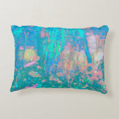 アクアトリップ（幻覚体験）のようなサンライズ(花サイケデリック付) アクセントクッション (裏面)