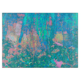 アクアトリップ（幻覚体験）のようなサンライズ(花サイケデリック付) カッティングボード