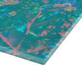 アクアトリップ（幻覚体験）のようなサンライズ(花サイケデリック付) カッティングボード (角)