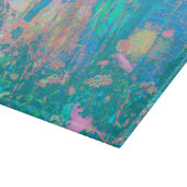 アクアトリップ（幻覚体験）のようなサンライズ(花サイケデリック付) カッティングボード (角)