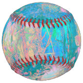 アクアトリップ（幻覚体験）のようなサンライズ(花サイケデリック付) ソフトボール (裏面)