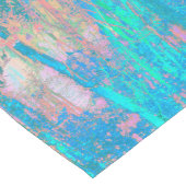 アクアトリップ(幻覚体験)のようなサンライズ(花サイケデリック付) ロングテーブルランナー (コーナー)