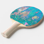 アクアトリップ(幻覚体験)のようなサンライズ(花サイケデリック付) 卓球ラケット (正面アングル)