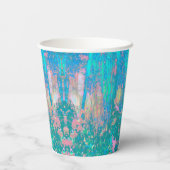 アクアトリップ（幻覚体験）のようなサンライズ(花サイケデリック付) 紙コップ (裏面)