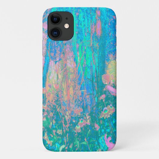 アクアトリップ（幻覚体験）のようなサンライズ(花サイケデリック付) Case-Mate iPhoneケース (裏面)