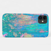 アクアトリップ（幻覚体験）のようなサンライズ(花サイケデリック付) Case-Mate iPhoneケース (裏面(横))