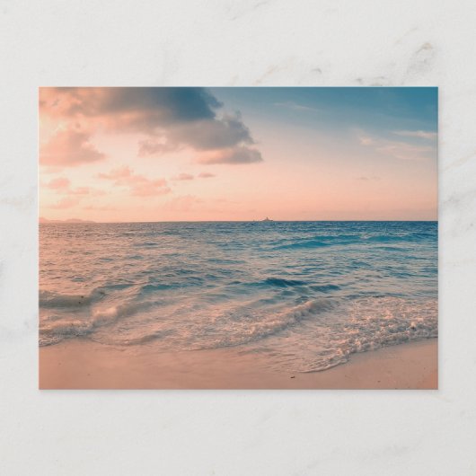 アクアトロピカルビーチコースタルデスティニーズデスティニー ポストカード (正面)