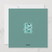 アクアトーンのケルト平和の文言と鳩 シーズンカード (裏面)