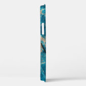 アクアトーンオニキス大理石 Case-Mate iPhoneケース (裏面 / 右)