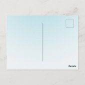 アクアハッピングラデーショントロピカルパイナップル ポストカード (裏面)