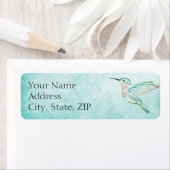 アクアハミングバードアニバーサリー差出人住所 ラベル (インサイチュ)