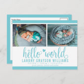 アクアハローワールドフォト誕生Stat 案内ポストカード (正面/裏面)