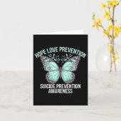 アクアバタフライアート拡散自殺防止Aw カード (黄色い花)