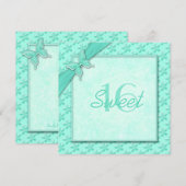 アクアバタフライSweet sixteen招待状 招待状 (正面/裏面)