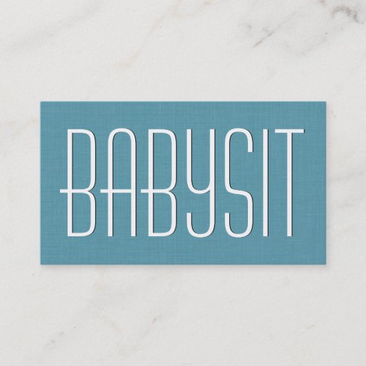 アクアバビシッシンプルタースタイルV383A 名刺 (正面)