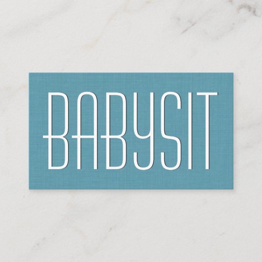 アクアバビシッシンプルタースタイルV383A 名刺 (正面)