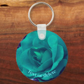 アクアバラパーソナライズされた花 キーホルダー (裏面)