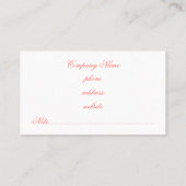 アクアバラ名刺 名刺 (裏面)