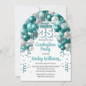 アクアバルーン学年卒業パーティー 招待状 (正面)