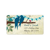 アクアバンティングヴィンテージラブバーズダマスクヒルズ ラベル (正面)