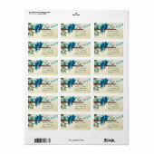 アクアバンティングヴィンテージラブバーズダマスクヒルズ ラベル (フルシート)