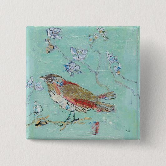 アクアバード 缶バッジ (正面)