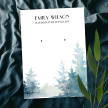 アクアパイン樹冬林スタッドイヤリングディスプレイ