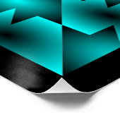 アクアパターンデザイン ポスター (コーナー)