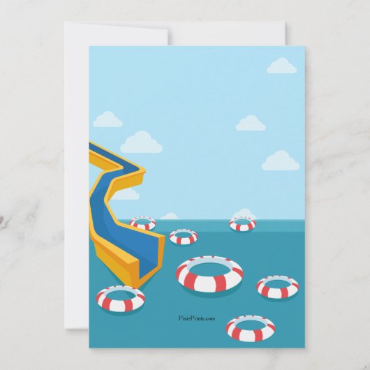 アクアパークへの招待 招待状 (裏面)