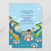 アクアパークへの招待 招待状 (正面/裏面)