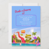 アクアパーク 招待状 (正面)