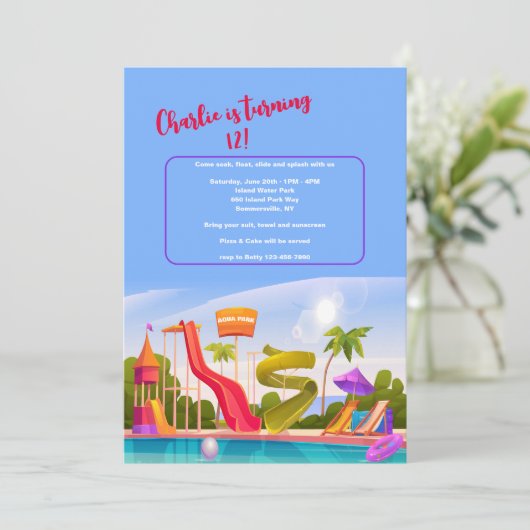 アクアパーク 招待状 (スタンド正面)