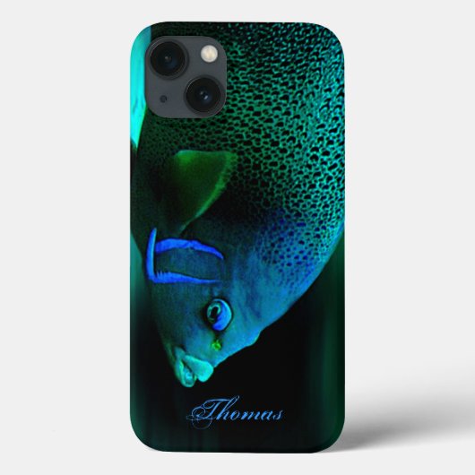 アクアパーソナライズされたアカスタム・アクアリウム魚類魚釣り Case-Mate iPhoneケース (裏面)