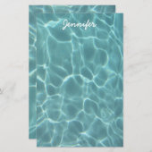 アクアパーソナライズされたグリーンスイミングプール写真 (正面/裏面)