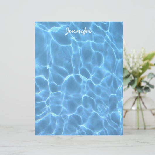 アクアパーソナライズされたブルースイミングプールウォーターフォト (スタンド正面)