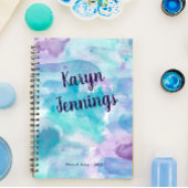 アクアパープルウォーターの色の追加の名前 ノートブック