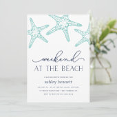 アクアヒトデ | ウィークエンドアットビーチ招待状 招待状 (スタンド正面)
