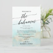 アクアビーチザバハマウェルカムレター&旅程