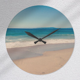 アクアビーチシーン ラージ壁時計