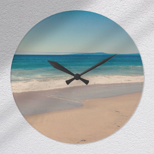 アクアビーチシーン ラージ壁時計