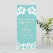 アクアビーチフラワーズ結婚式 プログラム (スタンド正面)